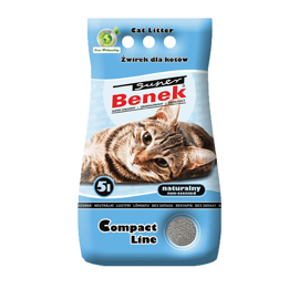 Super Benek Compact Active Natural Cat Litter, 5 L