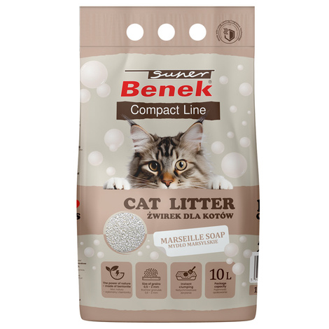 Żwirek dla kota Certech Super Benek Active Uniwersalny Naturalny 5 L