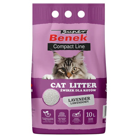 Certech Cat Litter " Super Benek " Compact Lavender Active 10 L