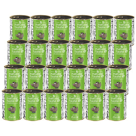 Natural Taste Wild Boar Wet Dog Food – Wild Boar Meal, 24 x 400 g Set
