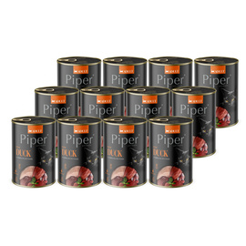 Piper Animals Wet Cat Food with Duck, 12-Pack (400 g each)
