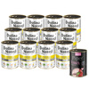 Dolina Noteci Premium Wet Dog Food, Rich in Chicken, 12 x 400 g Set + Free Piper Animals with Turkey and Broccoli, 400 g