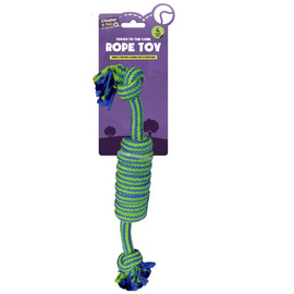 Cooper & Pals Dog Toy - Tug Toy: Twisted Rope with a Double Knot