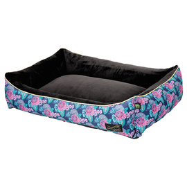Dolina Noteci -Design Dog Bed, Size S, Floral Corner