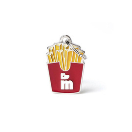 Engraved ID Tag for Dogs and Cats: "French Fries"