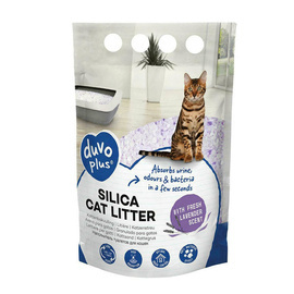 Duvo Lavender-Scented Silica Gel Cat Litter, 5 L