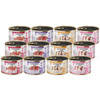 Super Rafi Mini Wet Dog Food for Small Breeds, Mixed Flavors, 12 x 185 g Set