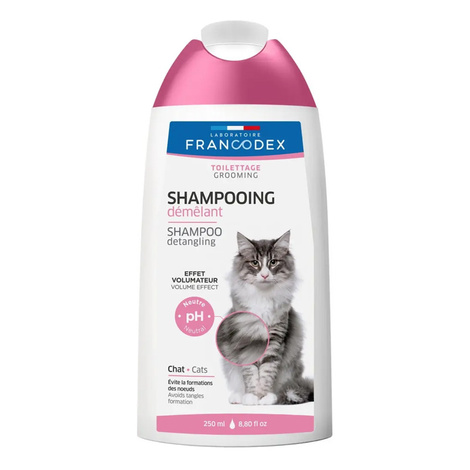 FRANCODEX 2-in-1 Cat Shampoo for Easier Combing, 250 ml