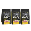 Rafi Cat Dry Cat Food with Chicken, 3 x 1.5 kg 