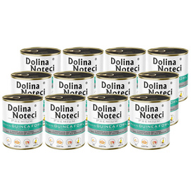 Dolina Noteci Premium Wet Dog Food, Rich in Guinea Fowl and Apple, 12 x 800 g Set