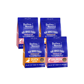 Dolina Noteci Superfood Dry Cat Food for Spayed Cats, Mixed Flavors, 4 x 1 kg