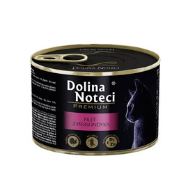 Dolina Noteci Premium Wet Cat Food with Turkey Breast Fillet, 185 g