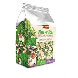 Vitapol Vita Herbal Treat for Rodents and Rabbits—Green Vegetables, 150 g