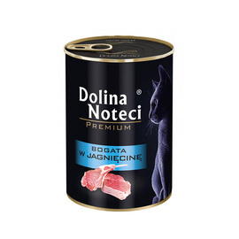 Dolina Noteci Premium Wet Cat Food Rich in Lamb, 400 g