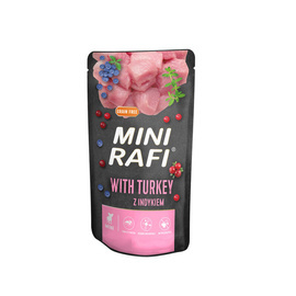 Mini Rafi Wet Dog Food with Turkey, 150 g