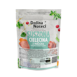 Dolina Noteci Premium Dry Dog Food for Adult Small Breeds – Veal with Guinea Fowl, 150 g
