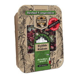 Korona Natury Herbal Feed with Hibiscus for Rabbits and Rodents, 70 g