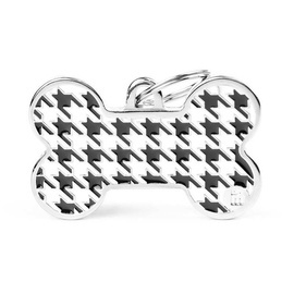 Large XL Bone-Shaped Engraved ID Tag for Dogs and Cats