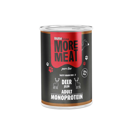 BUBAlicious Pure Venison Mono Wet Dog Food, 400 g