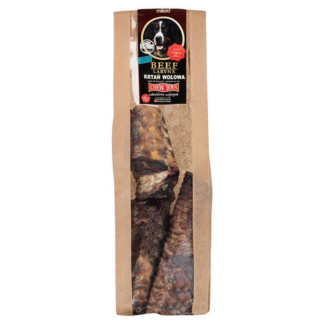 Milord Dog Chew Toy – Beef Larynx, 400 g