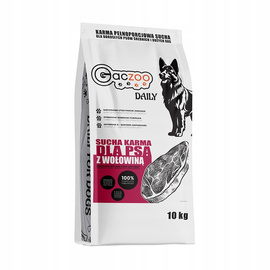 Gaczoo Daily Dry Dog Food, Beef, 10 kg