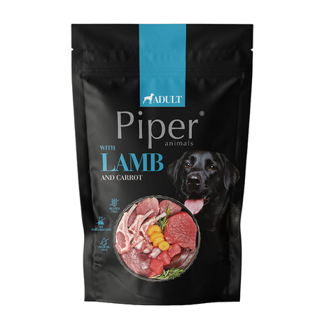 Piper Animals Wet Dog Food with Lamb and Carrots, 500 g