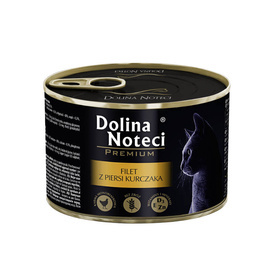 Dolina Noteci Premium Wet Cat Food with Chicken Breast Fillet, 185 g