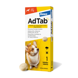 Elanco AdTab Flea and Tick Tablets for Dogs Weighing 5.5–11 kg