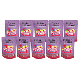 Dolina Noteci Superfood Wet Dog Food: Venison and Beef, 10-Pack (300 g each)