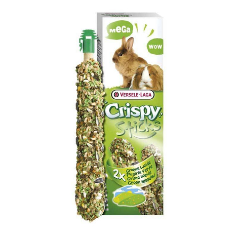 2 sticks for rabbits and guinea pigs: Versele Laga Mega Sticks Rabbits-Guinea Pigs "Green Meadow" 140g