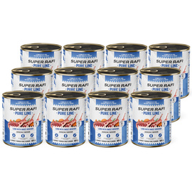 Super Rafi Pure Line Wet Dog Food - Lamb with Sweet Potatoes, 12-pack (800 g each)
