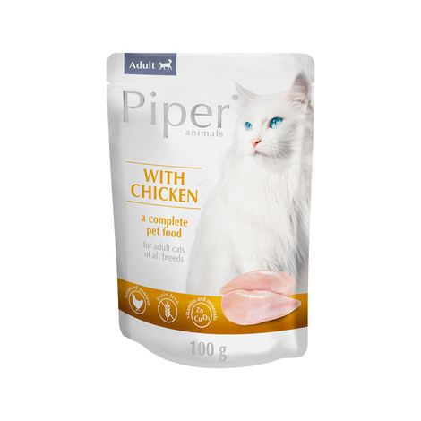 Piper Animals Wet Cat Food with Chicken, 100 g