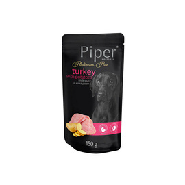 Piper Platinum Pure Wet Dog Food with Turkey and Potatoes, 150 g