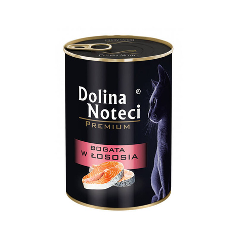 Dolina Noteci Premium Wet Cat Food Rich in Salmon, 400 g