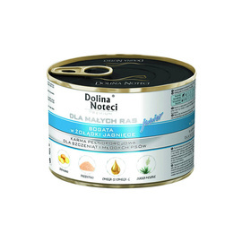 Dolina Noteci Premium Wet Dog Food for Junior Small Breeds, Rich in Lamb Stomachs, 185 g Can