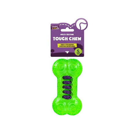 Cooper & Pals Dog Chew Toy with Nubs, Green, 14 cm