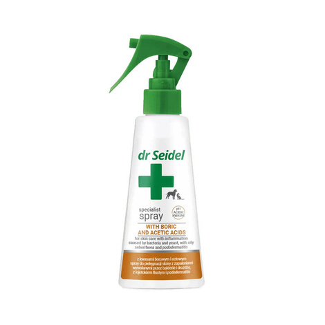 Dr. Seidel Skin Care Spray with Boric and Acetic Acids for Dogs and Cats, 100 ml