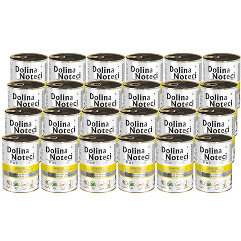 Dolina Noteci Premium Wet Dog Food, Rich in Chicken, 24 x 400 g Set