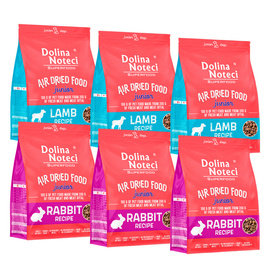 Dolina Noteci Superfood Junior Dry Dog Food, Mixed Flavors, 6 x 1 kg
