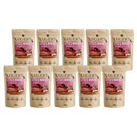 Luger's Little's Moments Wet Dog Food for Small Breeds with Veal, Tomato, and Parsley, 10 x 150 g Set