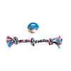 Duvo+ Dog Toy - Rope Tug Toy with 3 Knots, 37.5 cm