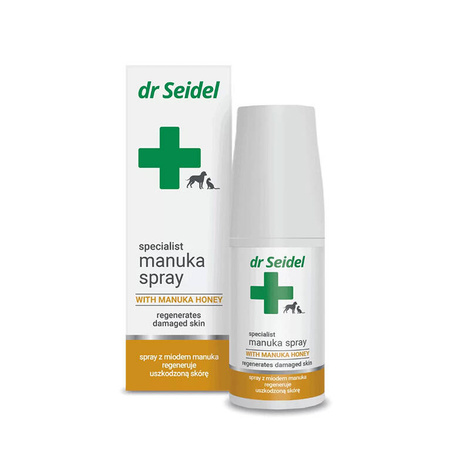 Dr. Seidel Manuka Spray: A specialized formula for the care of damaged skin in dogs and cats, 50 ml