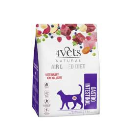 4Vets Natural Gastrointestinal Dry Cat Food for Cats with Digestive Issues, 1 kg