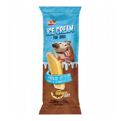 Dr. Zoo Banana-Flavored Dog Ice Cream, 50 g