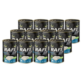 Rafi Cat Adult Wet Cat Food with Cod, 12-pack (400 g each)