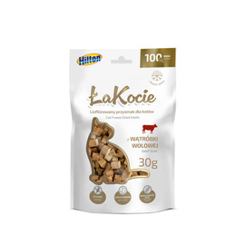 Hilton ŁaKocie Freeze-Dried Beef Liver Treat for Cats, 30 g