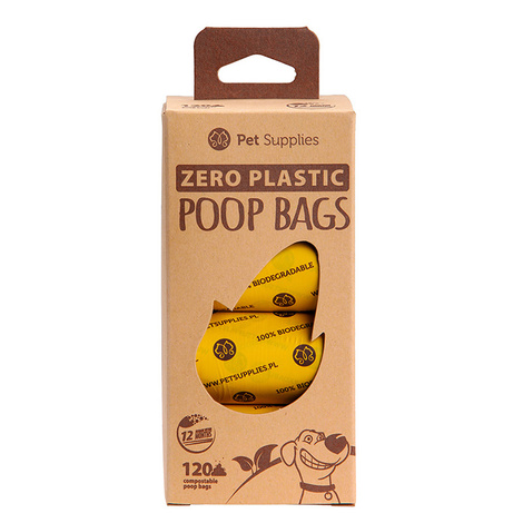 Toby's Choice Compostable Poop Bags, 120-pack