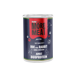 BUBAlicious Pure Venison & Rabbit Dog Wet Food Duo, 400 g
