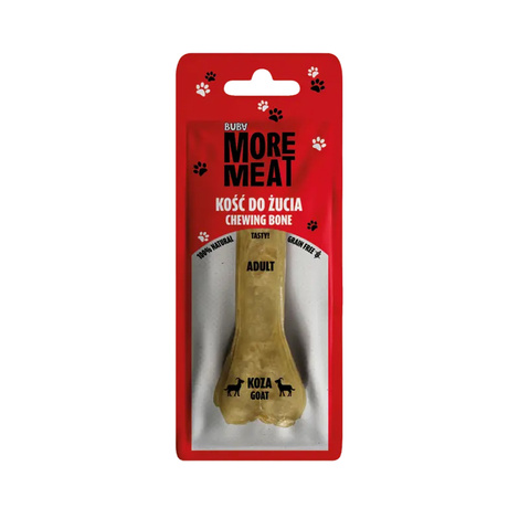 Buba More Meat Dog Chew Toy: Beef Skin Bone with Lamb, 12 cm