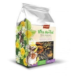 Vitapol Vita Herbal Treat for Rodents and Rabbits, Herbal Mix, 40 g